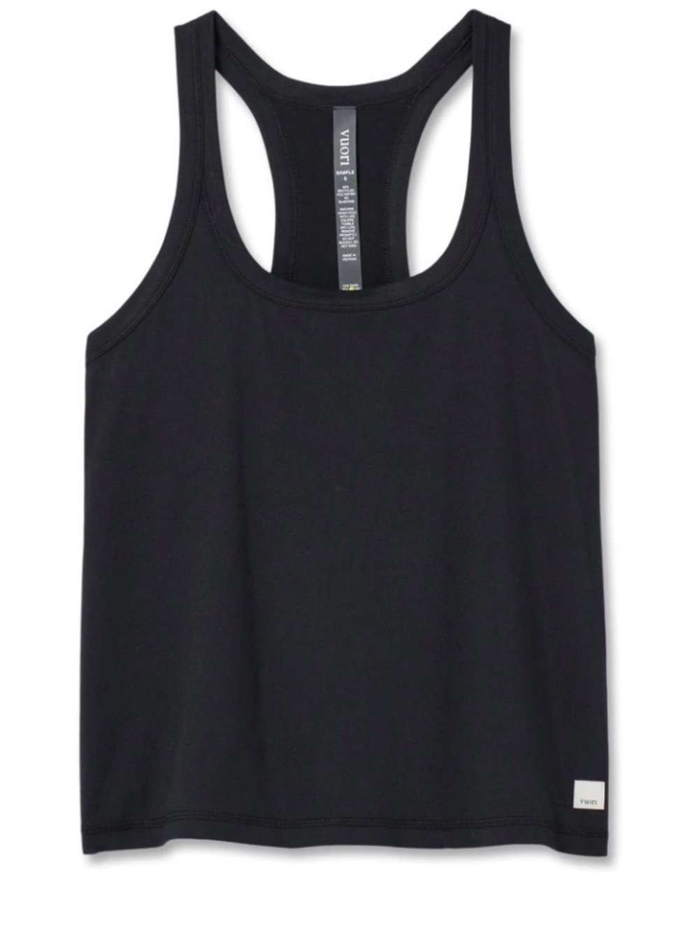 Vuori Lux Racerback Tank Top Black Women's XL Sleeveless Tank